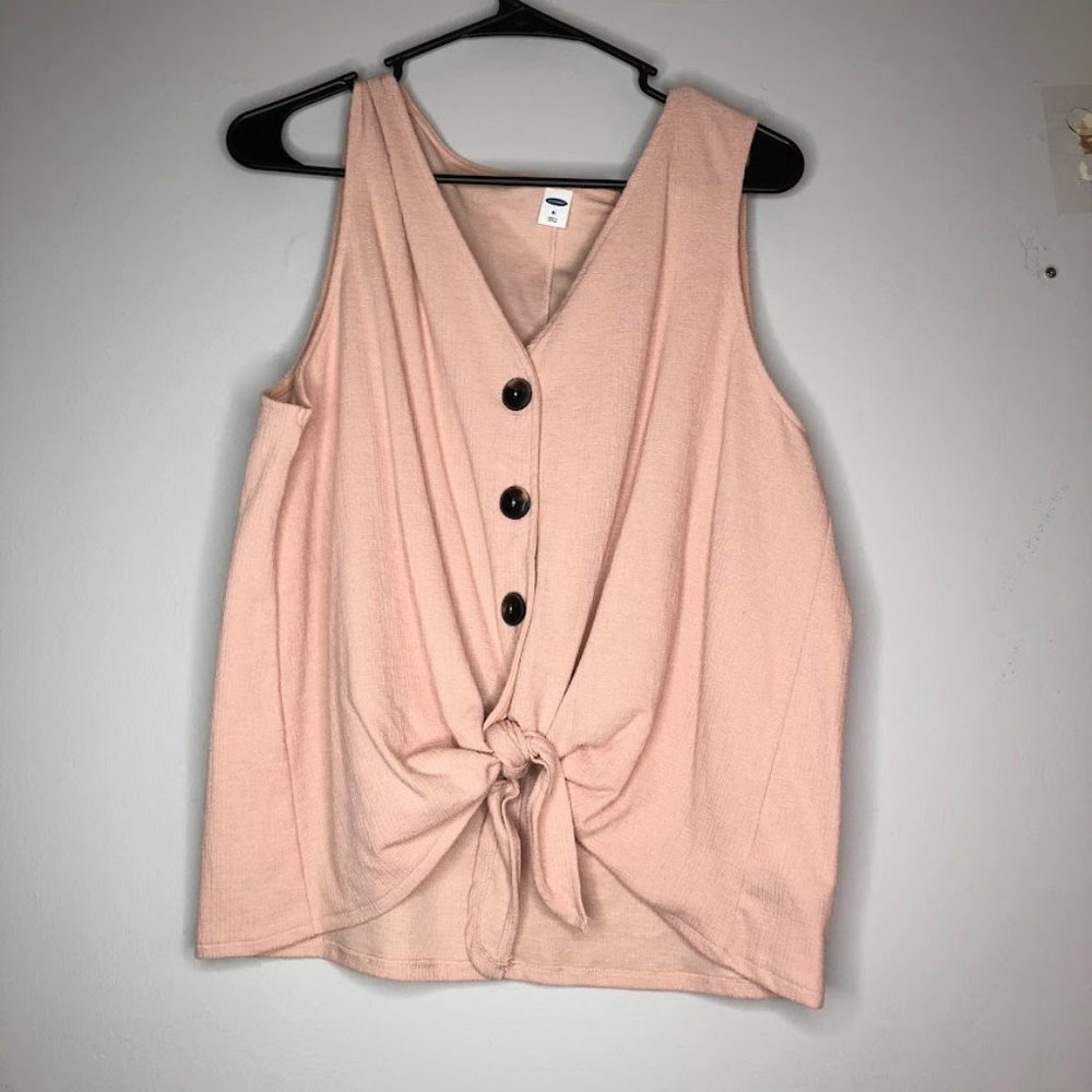 Old Navy Front Tie Tank Top
